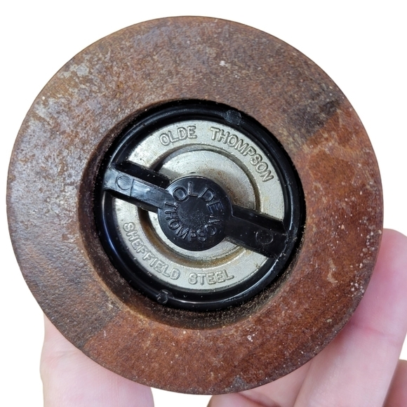 VINTAGE Olde Thompson Wooden Pepper Mill 13" tall - Picture 3 of 3